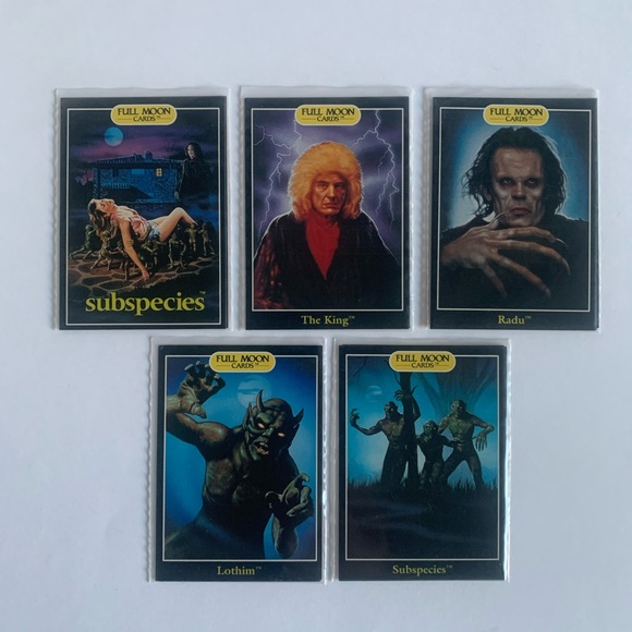 1991 Full Moon Card Collector’s Series Subspecies - Picture 1 of 12